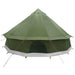 Tipi Tent Olijfgroen 400 x 400 x 250 cm Polyester en staal