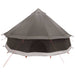 Tipi Tent Bruin Grijs 400 x 400 x 250 cm Polyester en staal