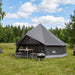 Tipi Tent Bruin Grijs 600 x 600 x 350 cm Polyester en staal