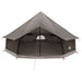 Tipi Tent Bruin Grijs 600 x 600 x 350 cm Polyester en staal