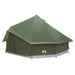 Tipi Tent 10-persoons Olijfgroen Polyester en staal