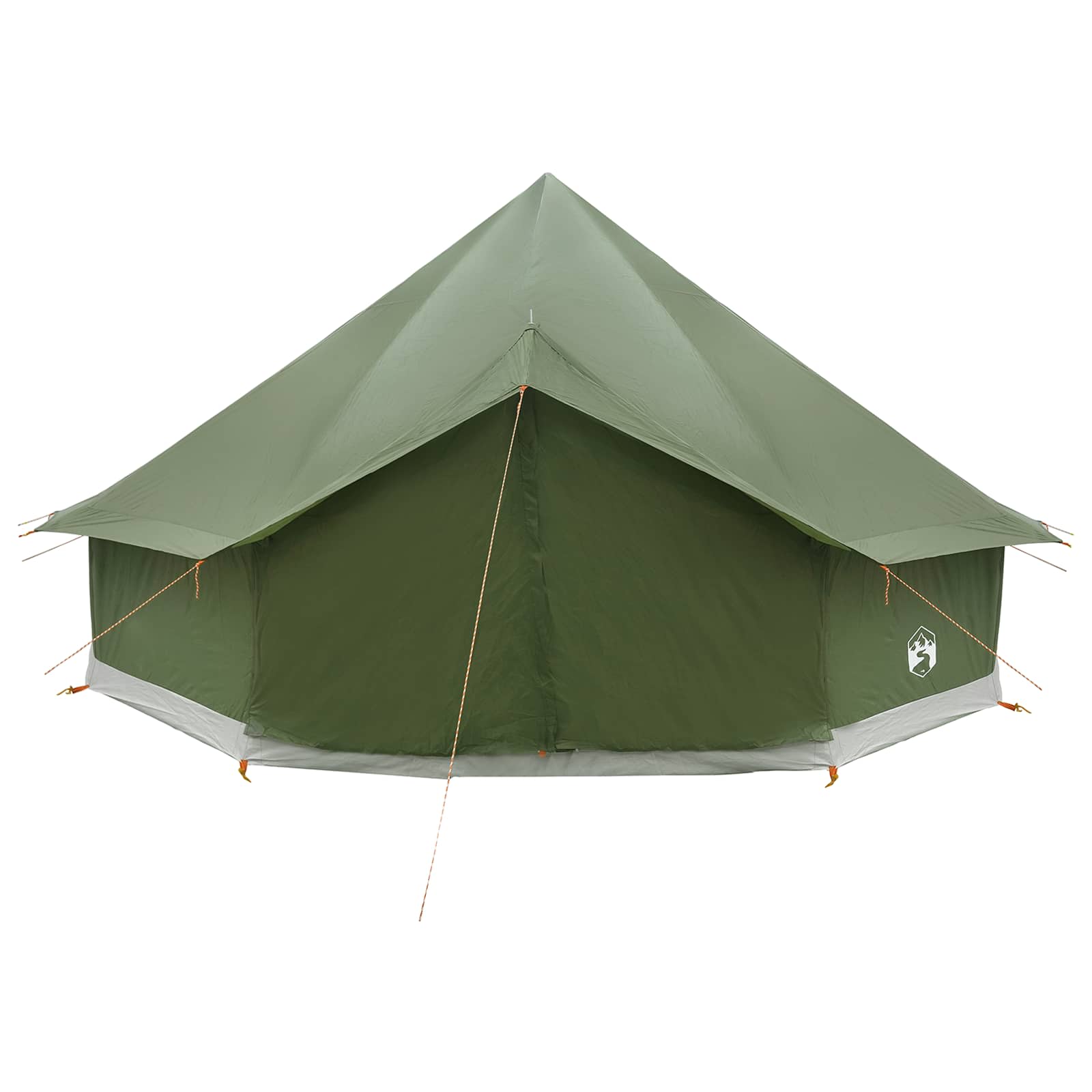 Tipi Tent 10-persoons Olijfgroen Polyester en staal