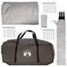 Tipi Tent 10-persoons Bruin Grijs Polyester en staal