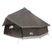 Tipi Tent 10-persoons Bruin Grijs Polyester en staal