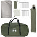 Huisje Tent Olijfgroen 488 x 244 x 183 cm Polyester en staal