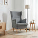 Fauteuil Lichtgrijs Stof