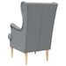 Fauteuil Lichtgrijs Stof