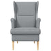 Fauteuil Lichtgrijs Stof