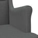 Fauteuil Donkergrijs Stof