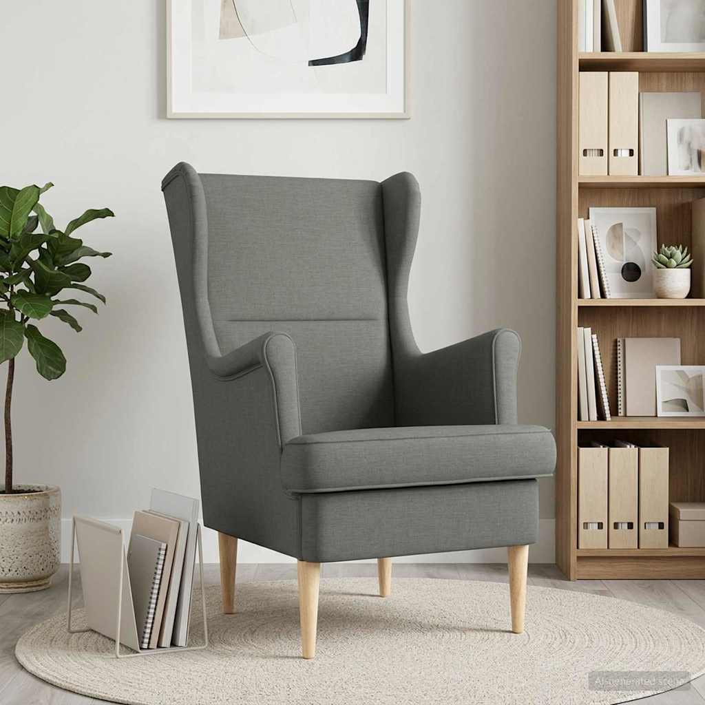 Fauteuil Donkergrijs Stof