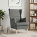 Fauteuil Donkergrijs Stof
