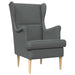 Fauteuil Donkergrijs Stof