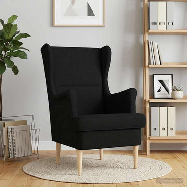 Fauteuil Zwart Stof