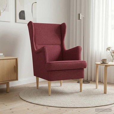 Fauteuil Wijnrood Stof