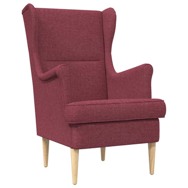 Fauteuil Wijnrood Stof
