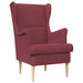 Fauteuil Wijnrood Stof