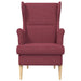 Fauteuil Wijnrood Stof