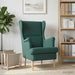 Fauteuil Donkergroen Stof