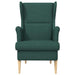 Fauteuil Donkergroen Stof