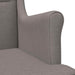 Fauteuil Taupe Stof