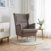 Fauteuil Taupe Stof
