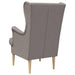 Fauteuil Taupe Stof