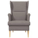 Fauteuil Taupe Stof