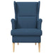 Fauteuil Blauw Stof