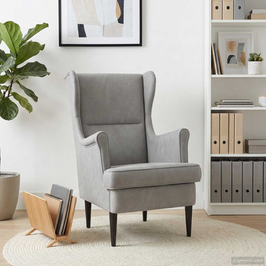Fauteuil Lichtgrijs Fluweel