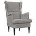 Fauteuil Lichtgrijs Fluweel
