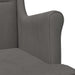 Fauteuil Donkergrijs Fluweel