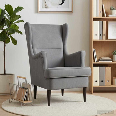 Fauteuil Donkergrijs Fluweel