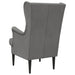 Fauteuil Donkergrijs Fluweel