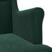 Fauteuil Donkergroen Fluweel