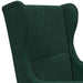 Fauteuil Donkergroen Fluweel