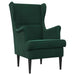Fauteuil Donkergroen Fluweel