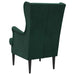 Fauteuil Donkergroen Fluweel