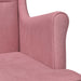 Fauteuil Roze Fluweel
