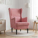 Fauteuil Roze Fluweel