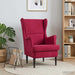 Fauteuil Wijnrood Fluweel