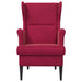 Fauteuil Wijnrood Fluweel