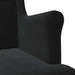 Fauteuil Zwart Fluweel