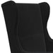 Fauteuil Zwart Fluweel