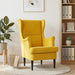 Fauteuil Geel Fluweel