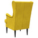 Fauteuil Geel Fluweel