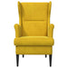 Fauteuil Geel Fluweel