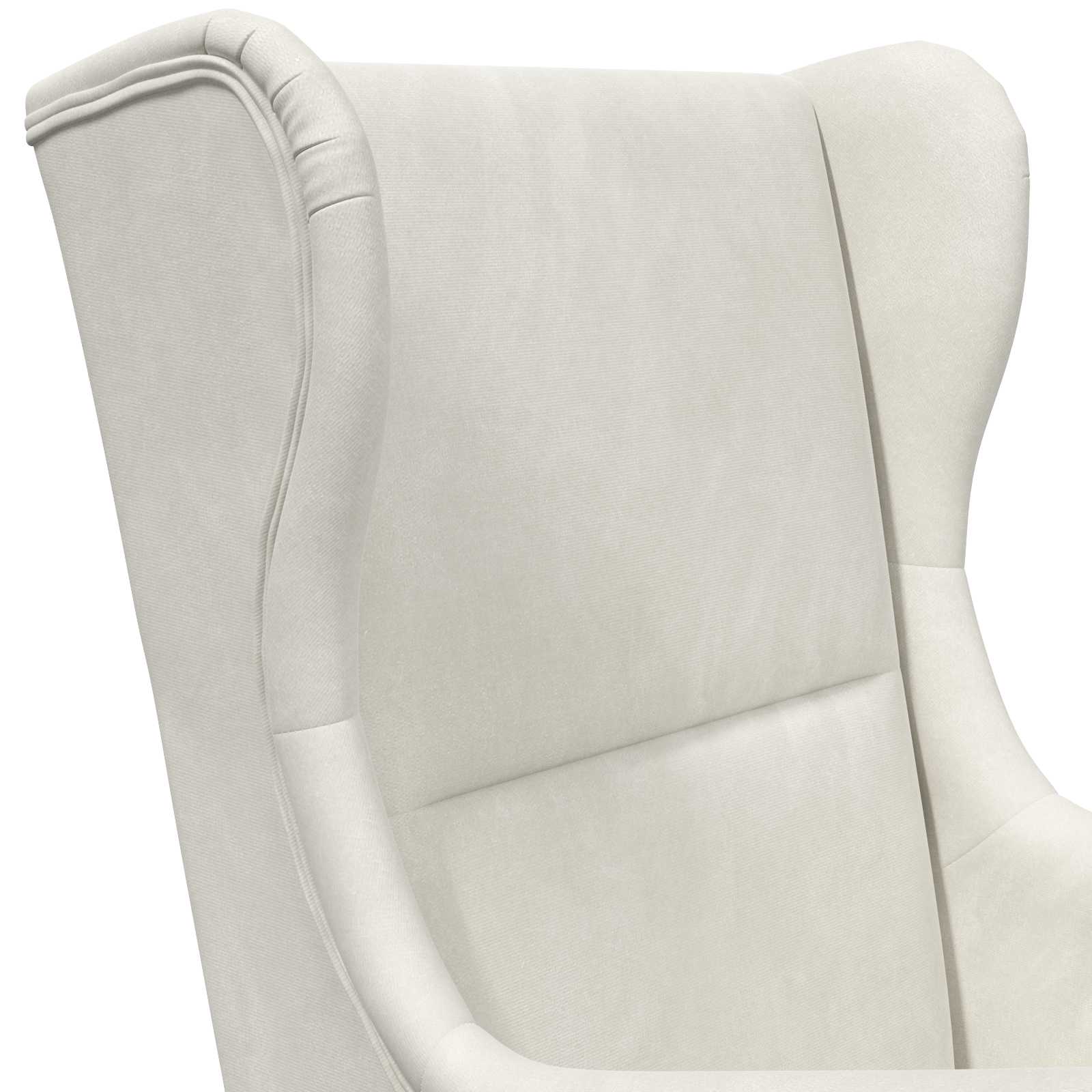 Fauteuil Crèmekleurig Fluweel