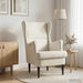 Fauteuil Crèmekleurig Fluweel
