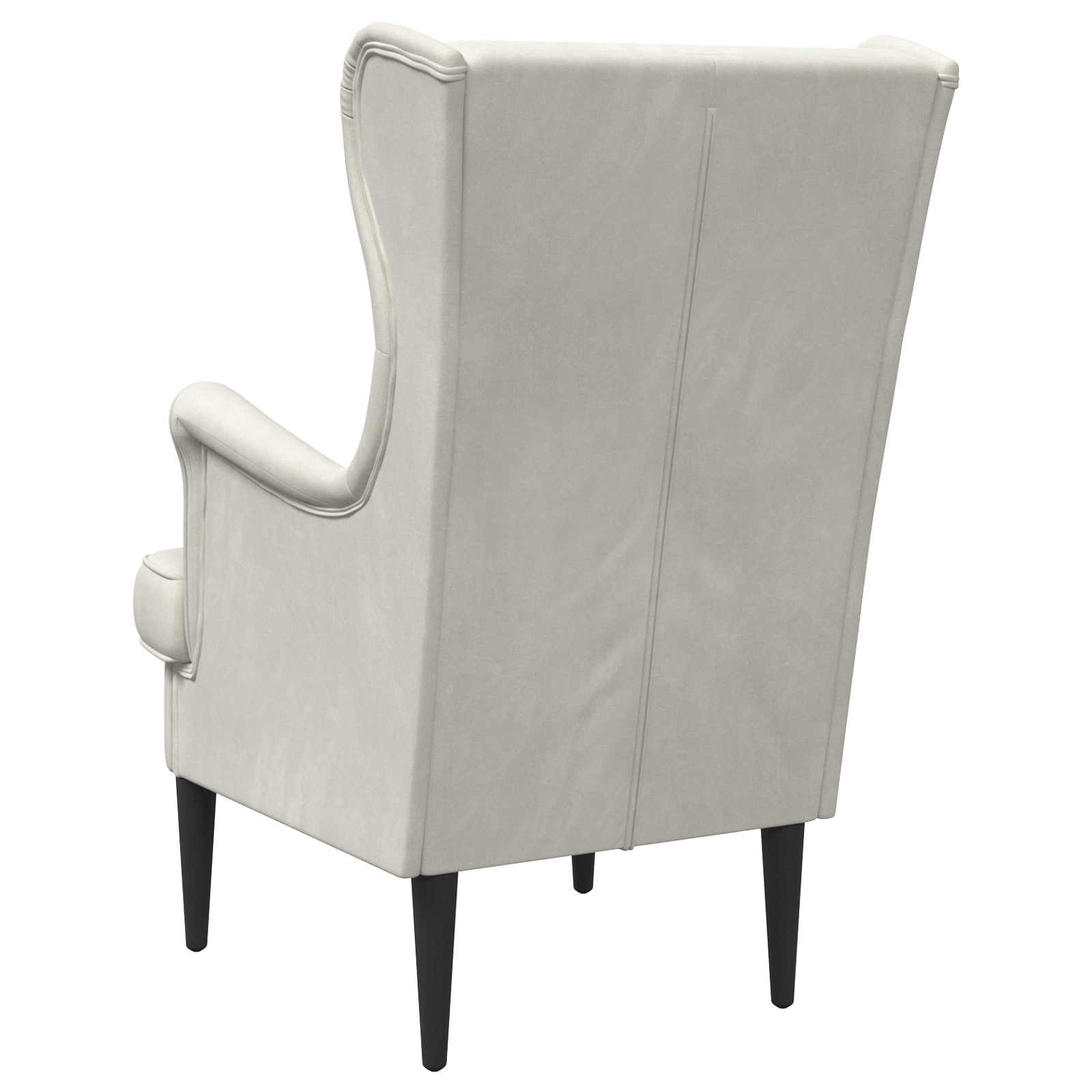Fauteuil Crèmekleurig Fluweel