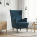Fauteuil Blauw Fluweel